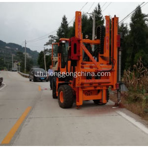 Driver ของทางหลวง Guardrail Post